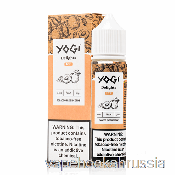 сок для вейпа, персиковый лед - Yogi Deliance - 60мл 3мг